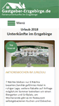 Mobile Screenshot of gastgeber-erzgebirge.de